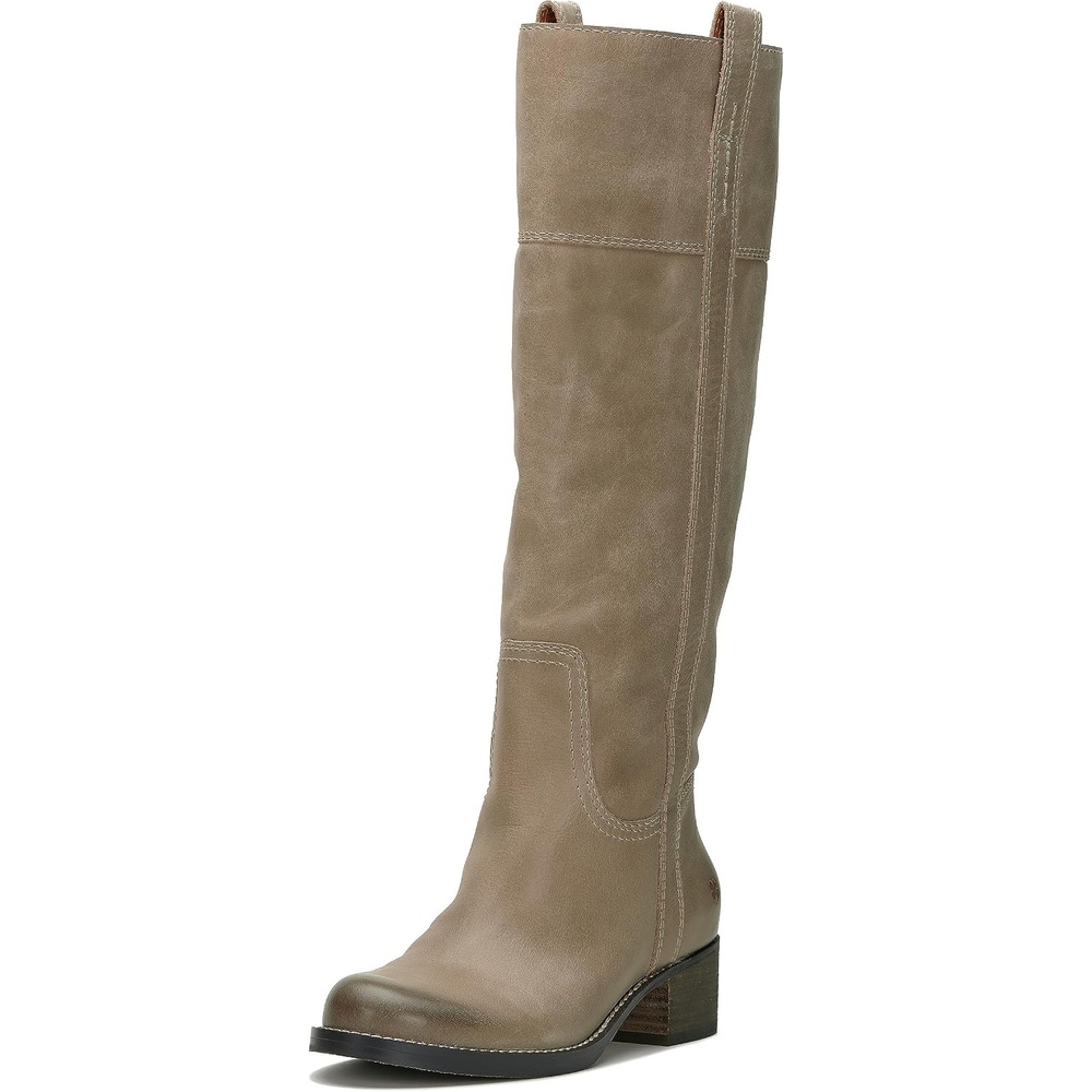 image:imageLucky Brand Womens Hybiscus Wide Calf Riding BootSilver Cloud Wide Calf