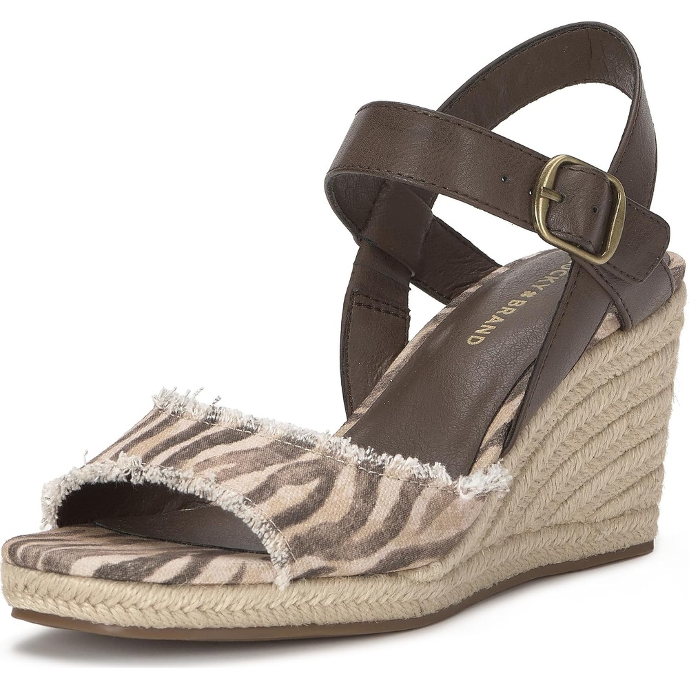 image:imageLucky Brand Womens Mindra Espadrille Wedge SandalBrownBrown