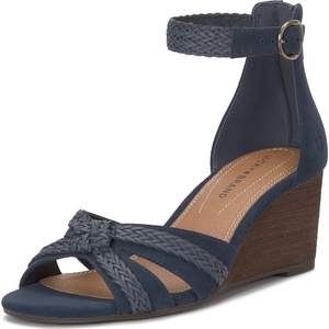 Lucky Brand Jaelah Braided Wedge Sandals(Navy Blazer)