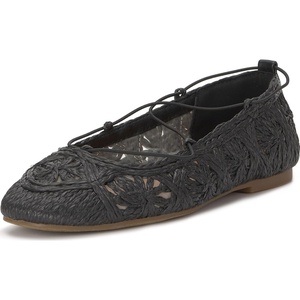 Lucky Brand Tennyr Crochet Ballet Flats(Black)