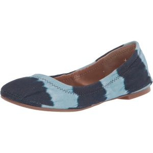 Lucky Brand Women’s Emmie Ballet Flats(Dark Denim Pch Tie Dye)