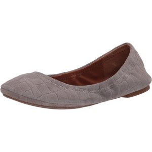 Lucky Brand Women’s Emmie Ballet Flats(Steeple Grey)