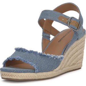 Lucky Brand Women’s Mindra Espadrille Wedge Sandal(Medium Denim)