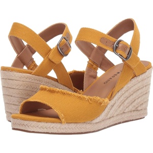 Lucky Brand Women’s Mindra Espadrille Wedge Sandal(Saffron)