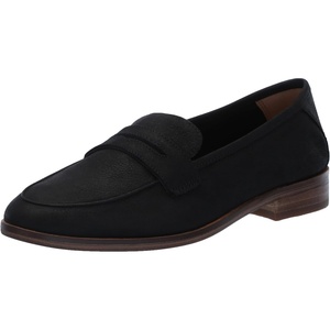 Lucky Brand Womens Parmin Heeled Loafer(Black)