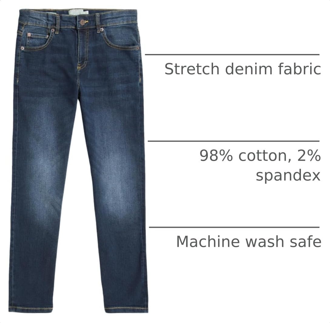 image:imageLucky Brand Boys Classic Fit Straight Leg Denim JeansAlameda