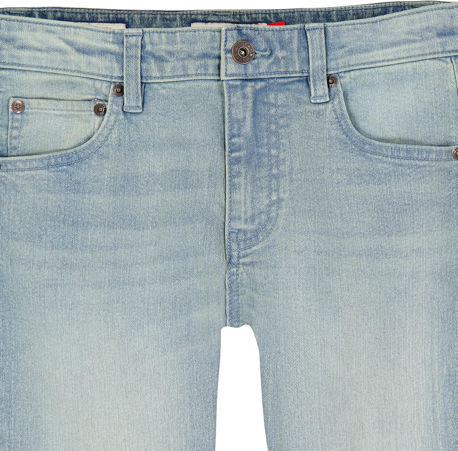 image:imageLucky Brand Boys Classic Fit Straight Leg Denim JeansAmarillo