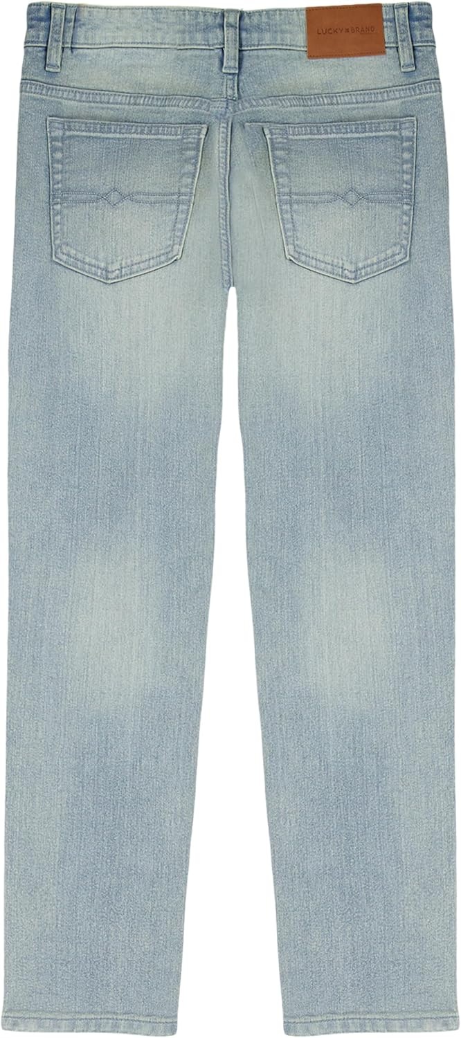 image:imageLucky Brand Boys Classic Fit Straight Leg Denim JeansAmarillo