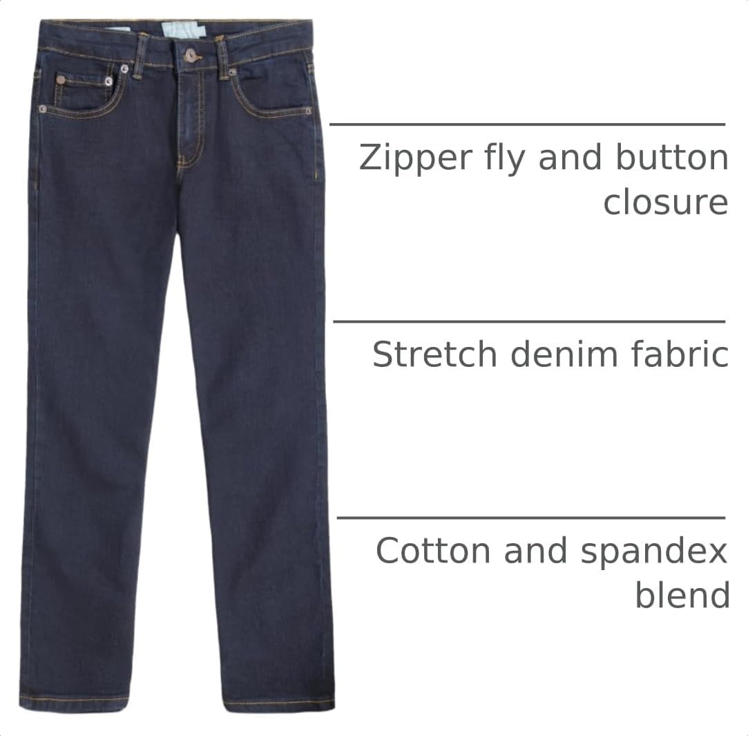 image:imageLucky Brand Boys Classic Fit Straight Leg Denim JeansRichmond