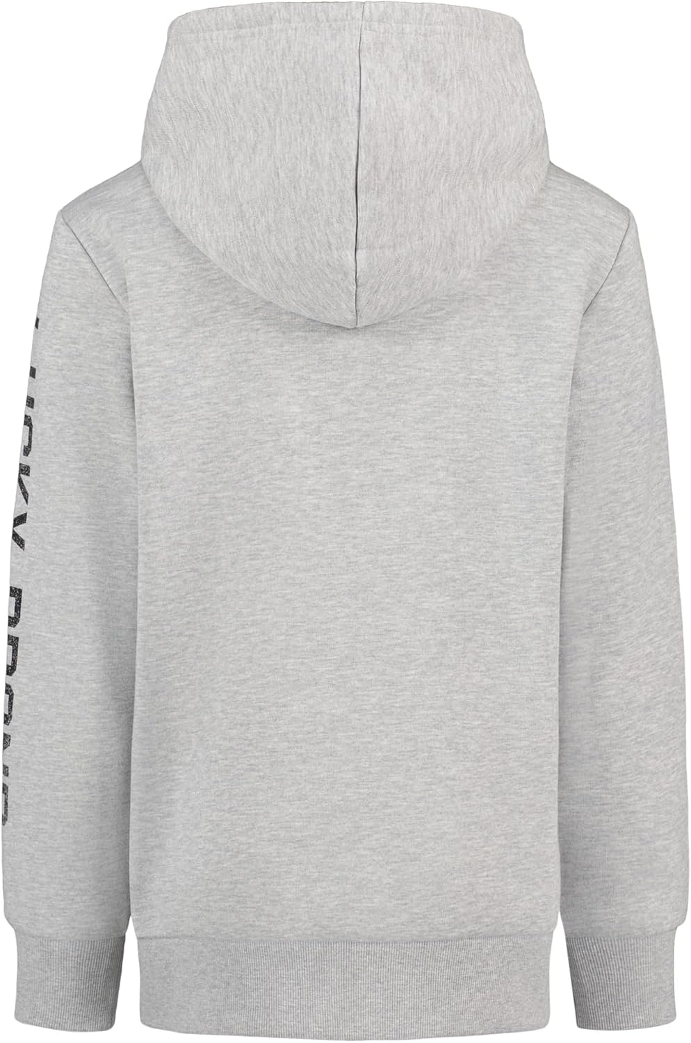 image:imageLucky Brand Boys Long Sleeve Fleece Pullover Hoodie Comfortable Relaxed Fit With Kangaroo PocketsGuitar Pick Grey Heather