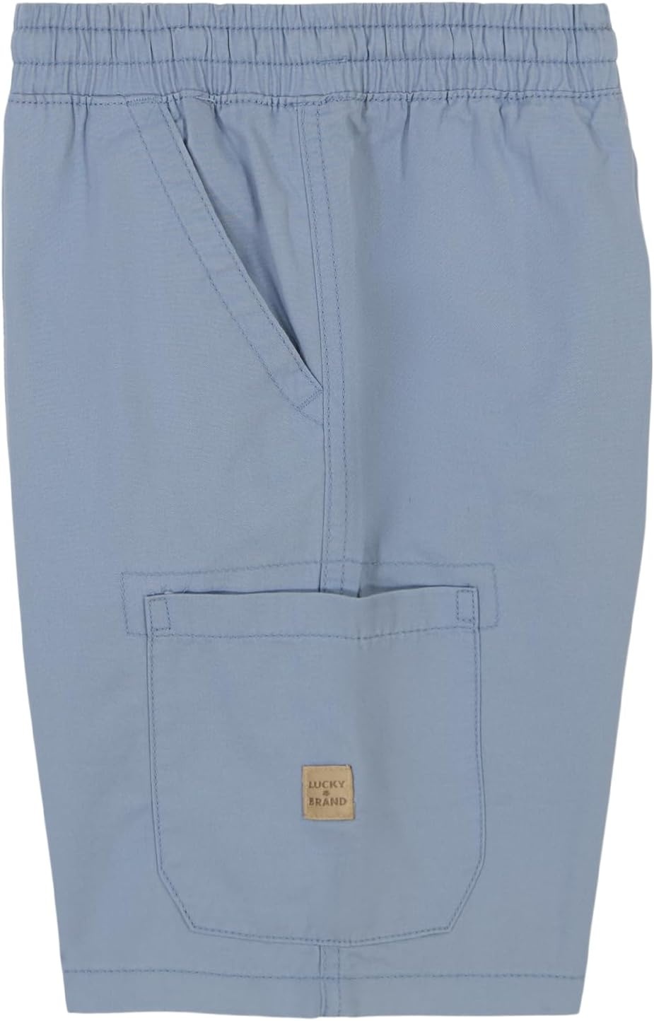 image:imageLucky Brand Boys Pullon Cargo Shorts Drawstring ClosureFaded Denim