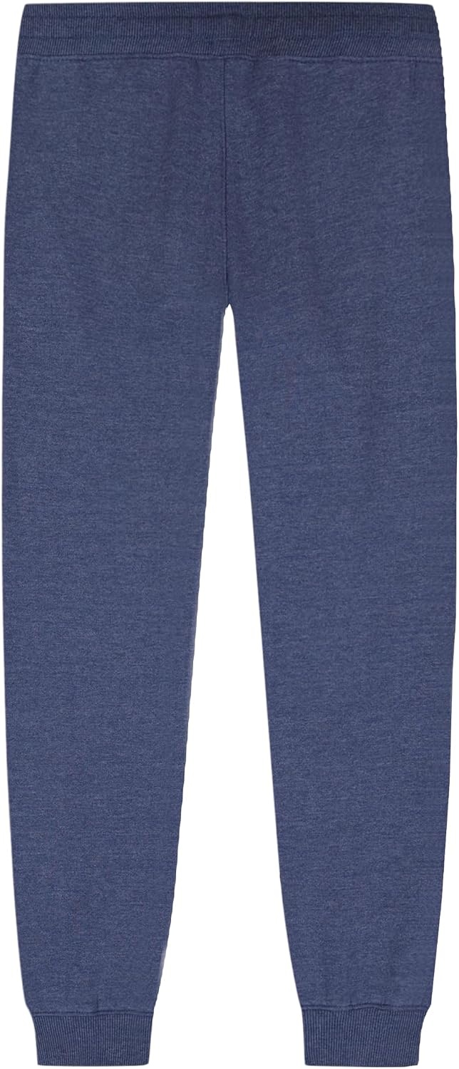 image:imageLucky Brand Boys Pullon Fleece Jogger Sweatpant Drawstring ClosureDark Denim Heather
