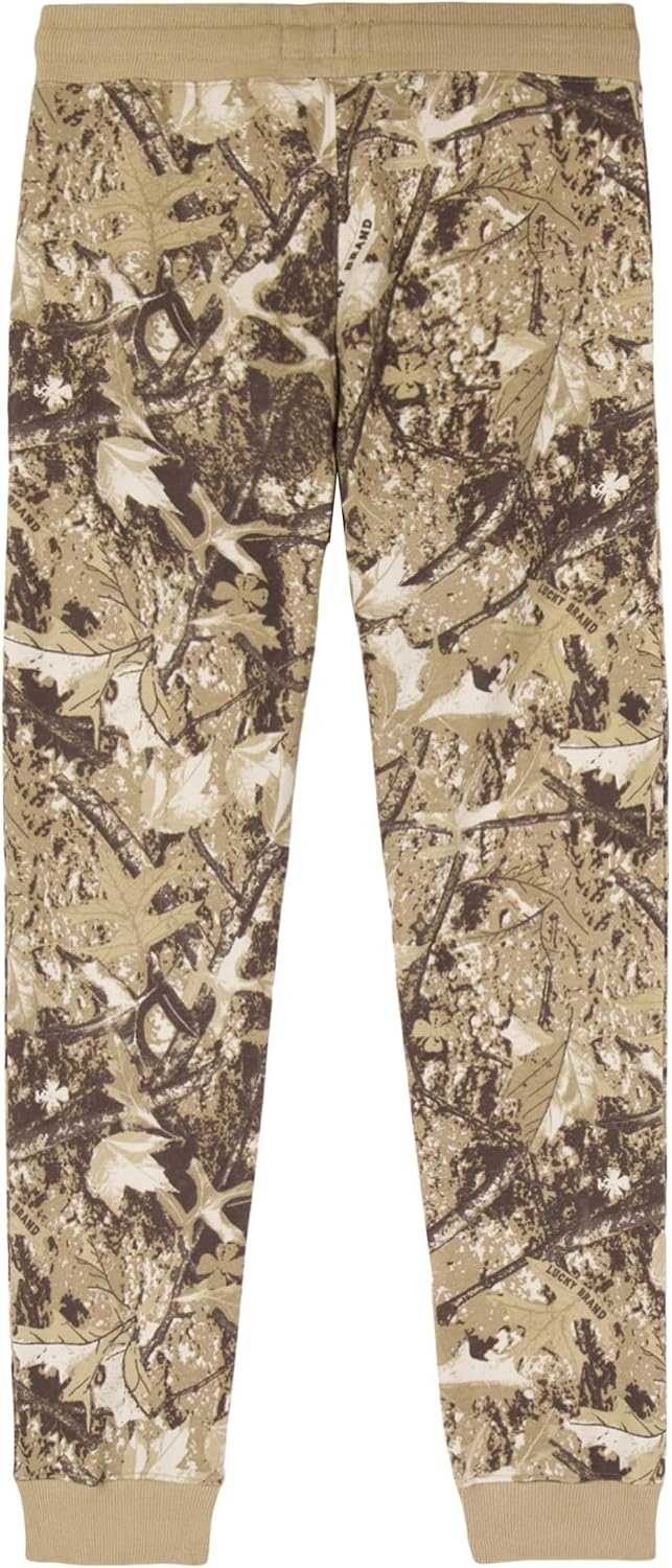 image:imageLucky Brand Boys Pullon Fleece Jogger Sweatpant Drawstring ClosureKelp Forest Camo
