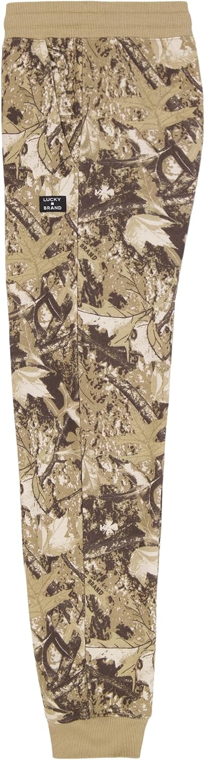 image:imageLucky Brand Boys Pullon Fleece Jogger Sweatpant Drawstring ClosureKelp Forest Camo