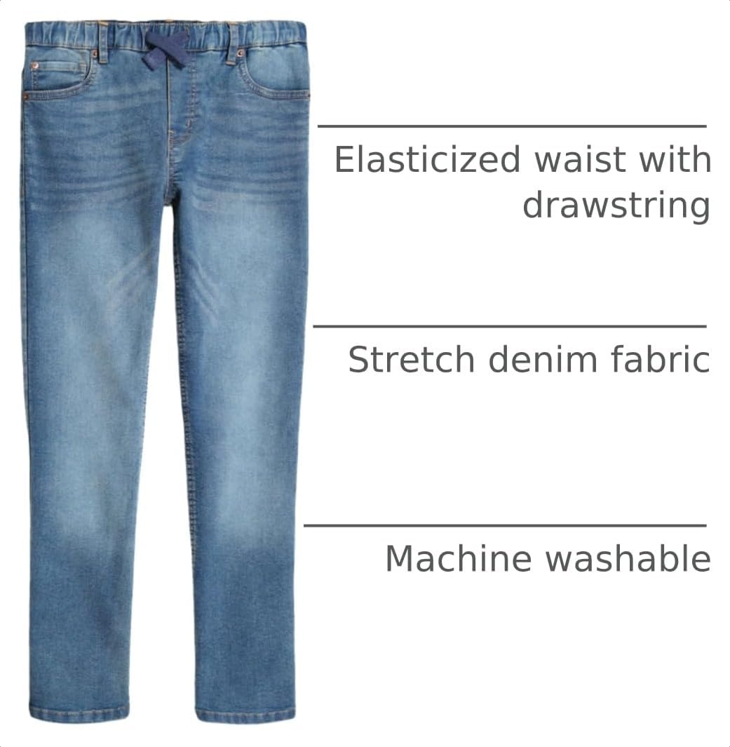 image:imageLucky Brand Boys Pullon Stretch Denim JeansImperial