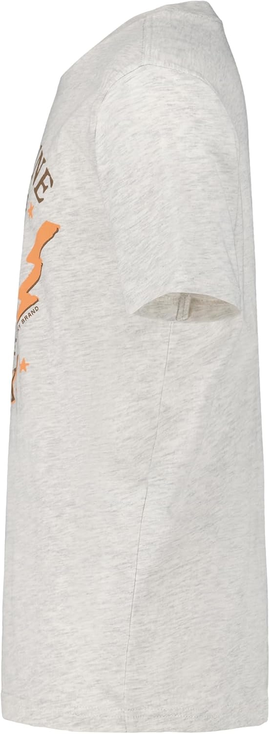 image:imageLucky Brand Boys Short Sleeve Graphic Crew Neck TShirt Soft Comfortable Relaxed FitFortune Oatmeal