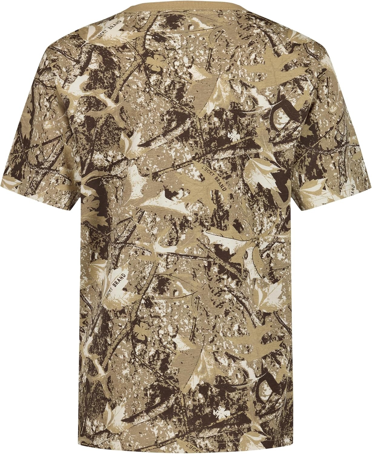 image:imageLucky Brand Boys Short Sleeve Graphic Crew Neck TShirt Soft Comfortable Relaxed FitKelp Forest Camo