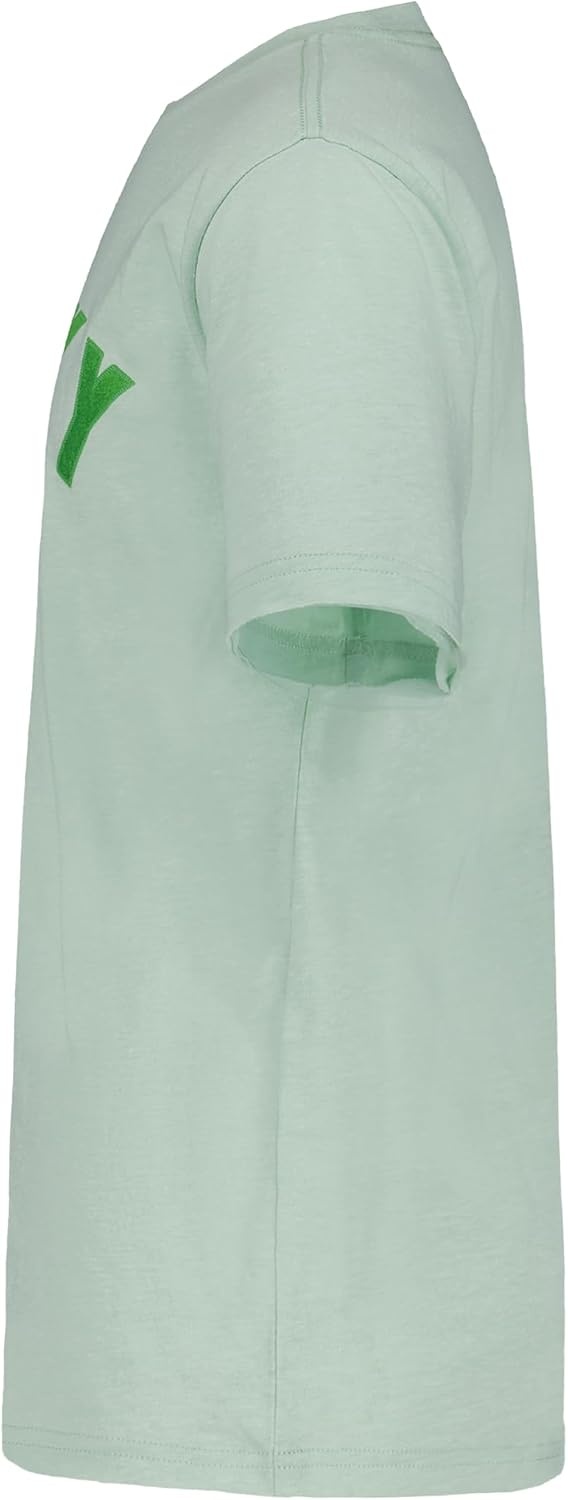 image:imageLucky Brand Boys Short Sleeve Graphic Crew Neck TShirt Soft Comfortable Relaxed FitLucky Clover Lichen Heather