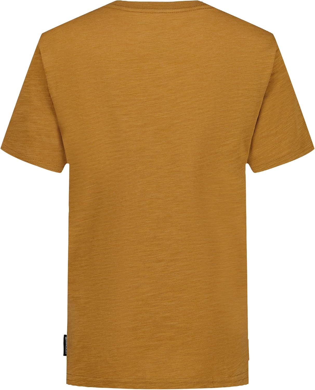 image:imageLucky Brand Boys Short Sleeve Slub Pocket Crew Neck TShirt Soft Comfortable Relaxed FitBurnt Sugar Heather