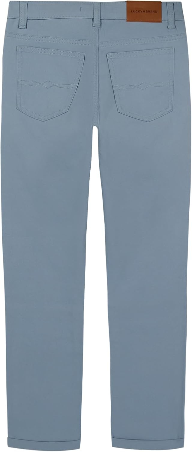 image:imageLucky Brand Boys Skinny Fit Stretch Twill PantsFaded Denim