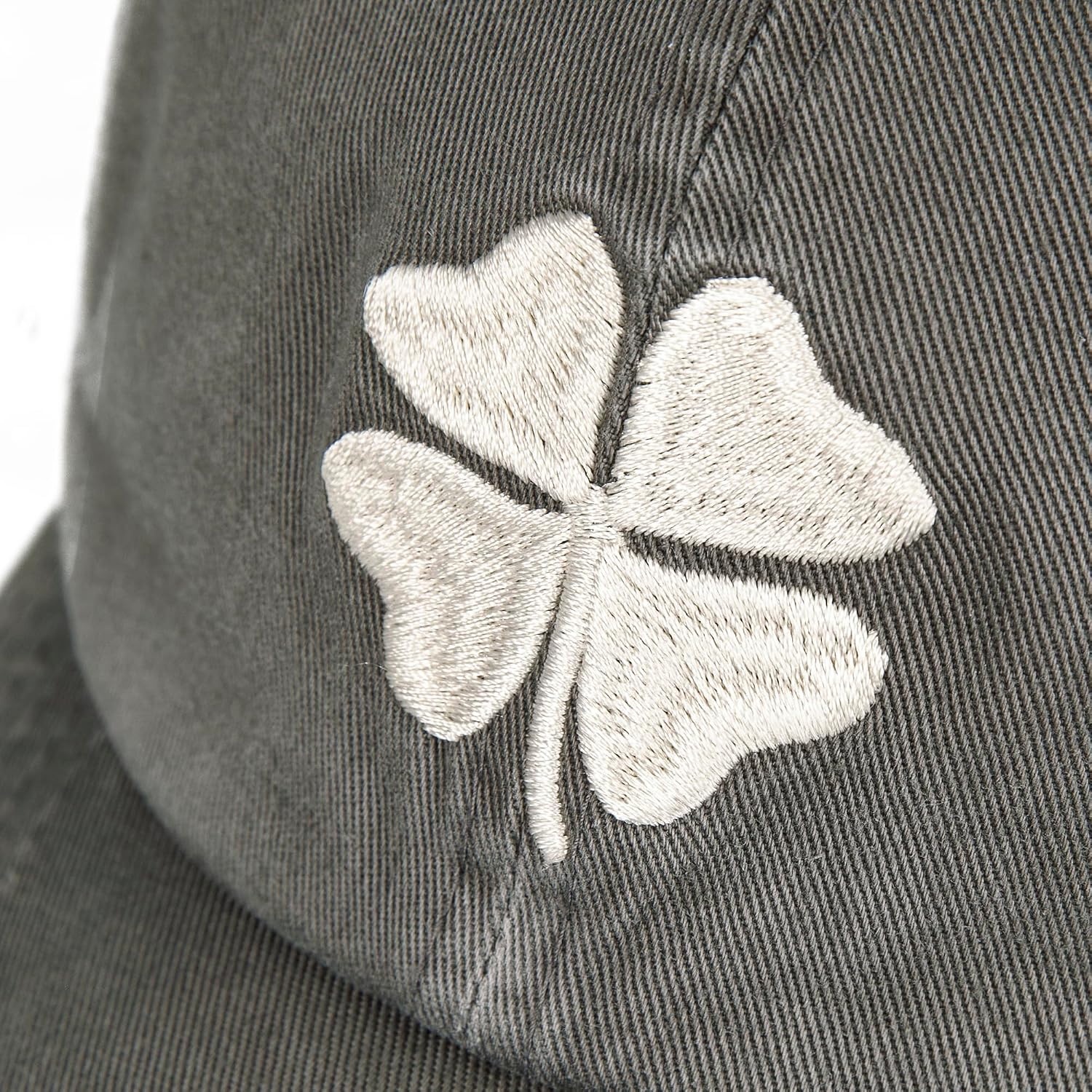 image:imageLucky Brand Classic Cotton Adjustable Dad Hat Baseball Cap Golf Fishing Low Profile 5 Panel DesignClover Charcoal Grey