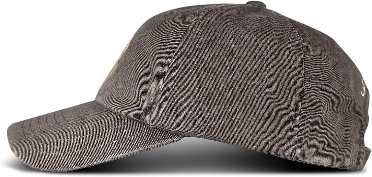 image:imageLucky Brand Classic Cotton Adjustable Dad Hat Baseball Cap Golf Fishing Low Profile 5 Panel DesignClover Charcoal Grey New