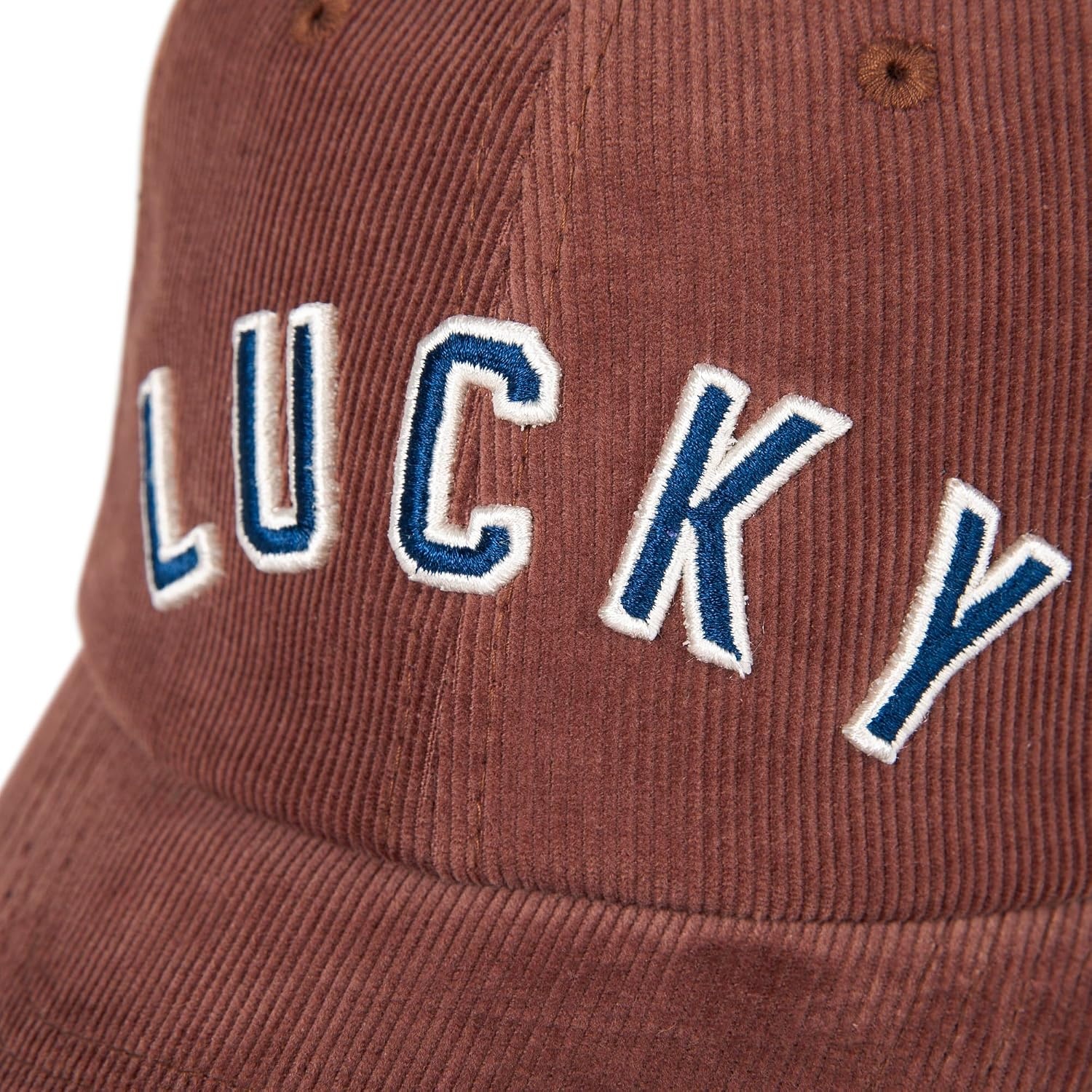 image:imageLucky Brand Classic Cotton Adjustable Dad Hat Baseball Cap Golf Fishing Low Profile 5 Panel DesignCorduroy Cognac