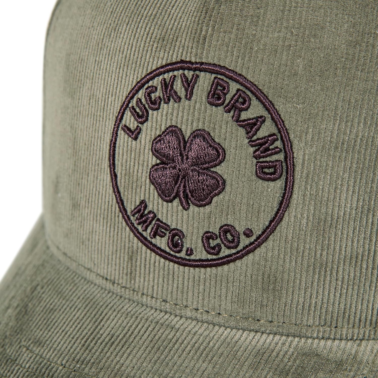image:imageLucky Brand Classic Cotton Adjustable Dad Hat Baseball Cap Golf Fishing Low Profile 5 Panel DesignMfg Co Embroidered Moss