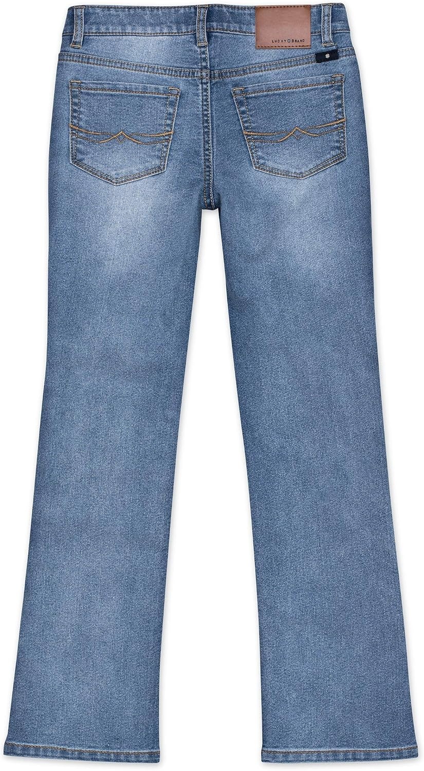 image:imageLucky Brand Girls 5Pocket Stretch Bootcut Fit Denim Jean Zipper Fly amp Button ClosureChristi Wash