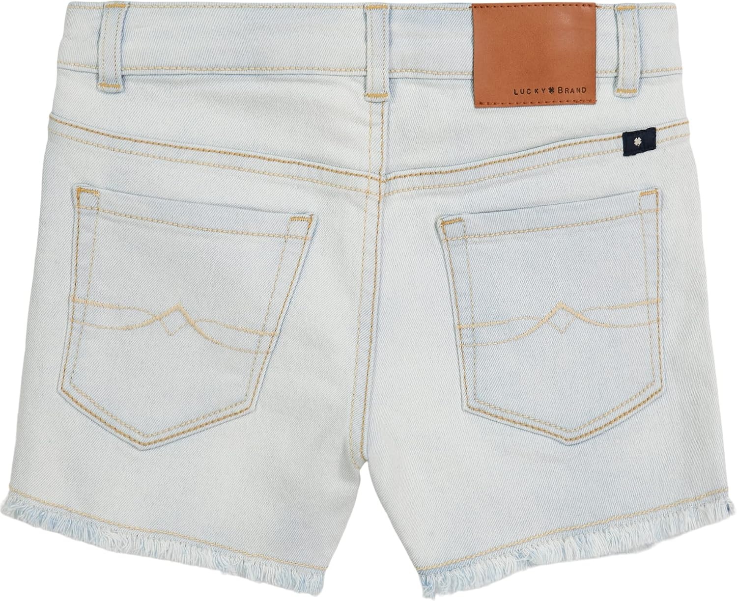 image:imageLucky Brand Girls Cuffed Jean Shorts Stretch Denim with 5 Pockets Mid to High Rise WaistBella High Waist