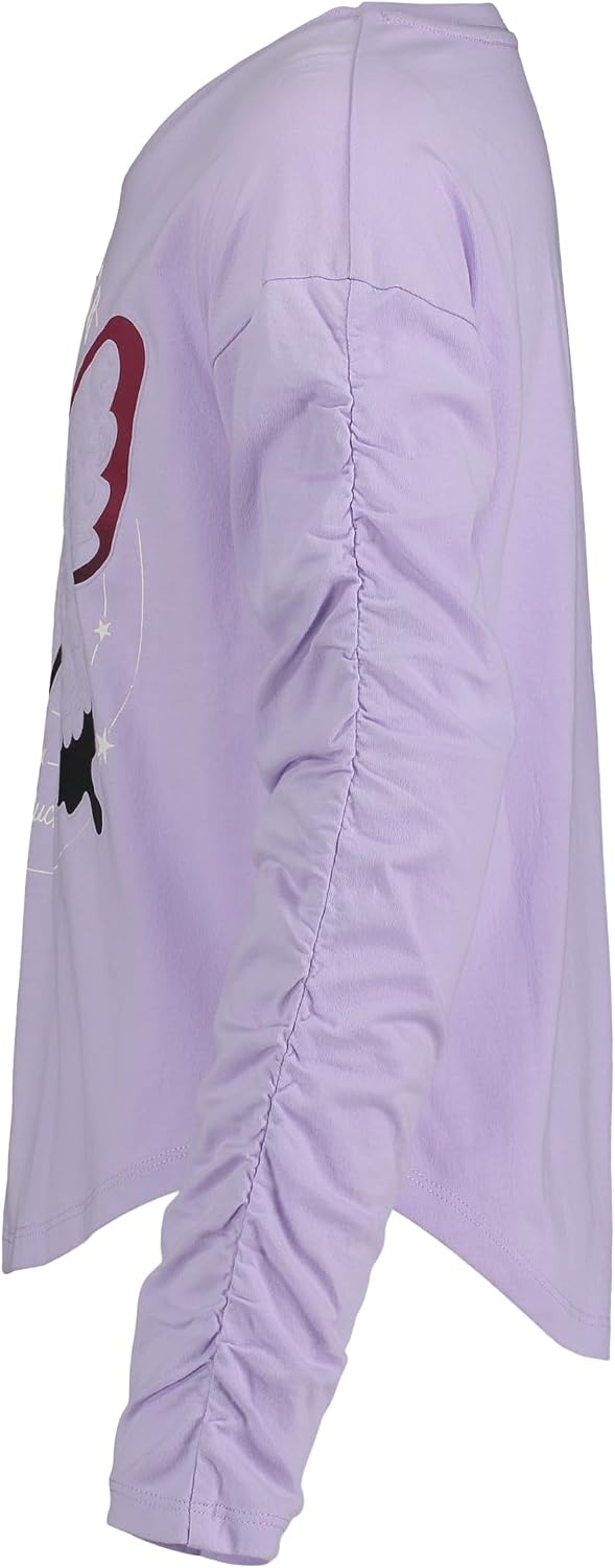 image:imageLucky Brand Girls Long Sleeve Graphic TShirt Tagless Cotton Tee with Fun DesignsPastel Lilac Dreamer