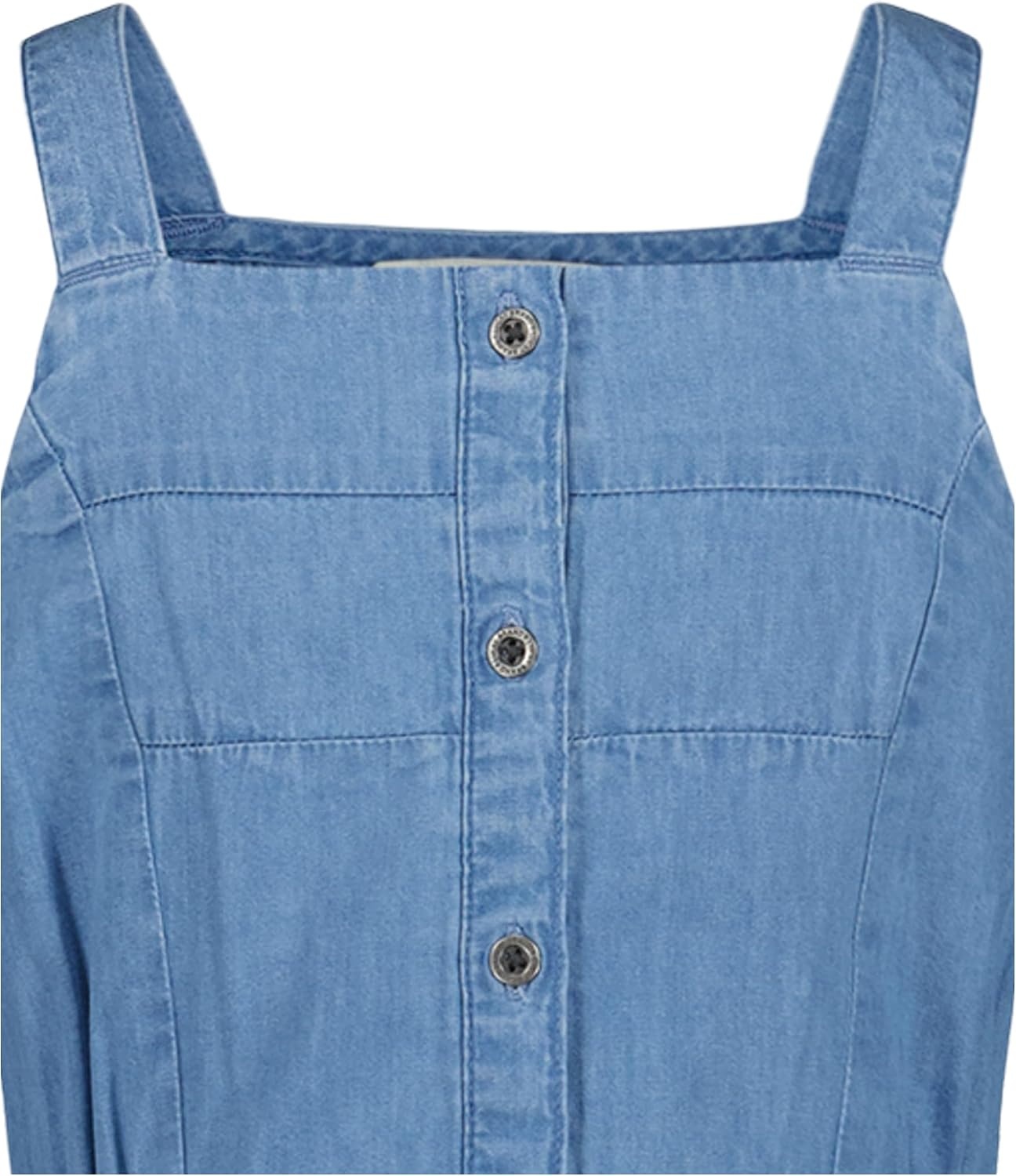 image:imageLucky Brand Girls Sleeveless Light Weight Denim Midi DressRobin Wash