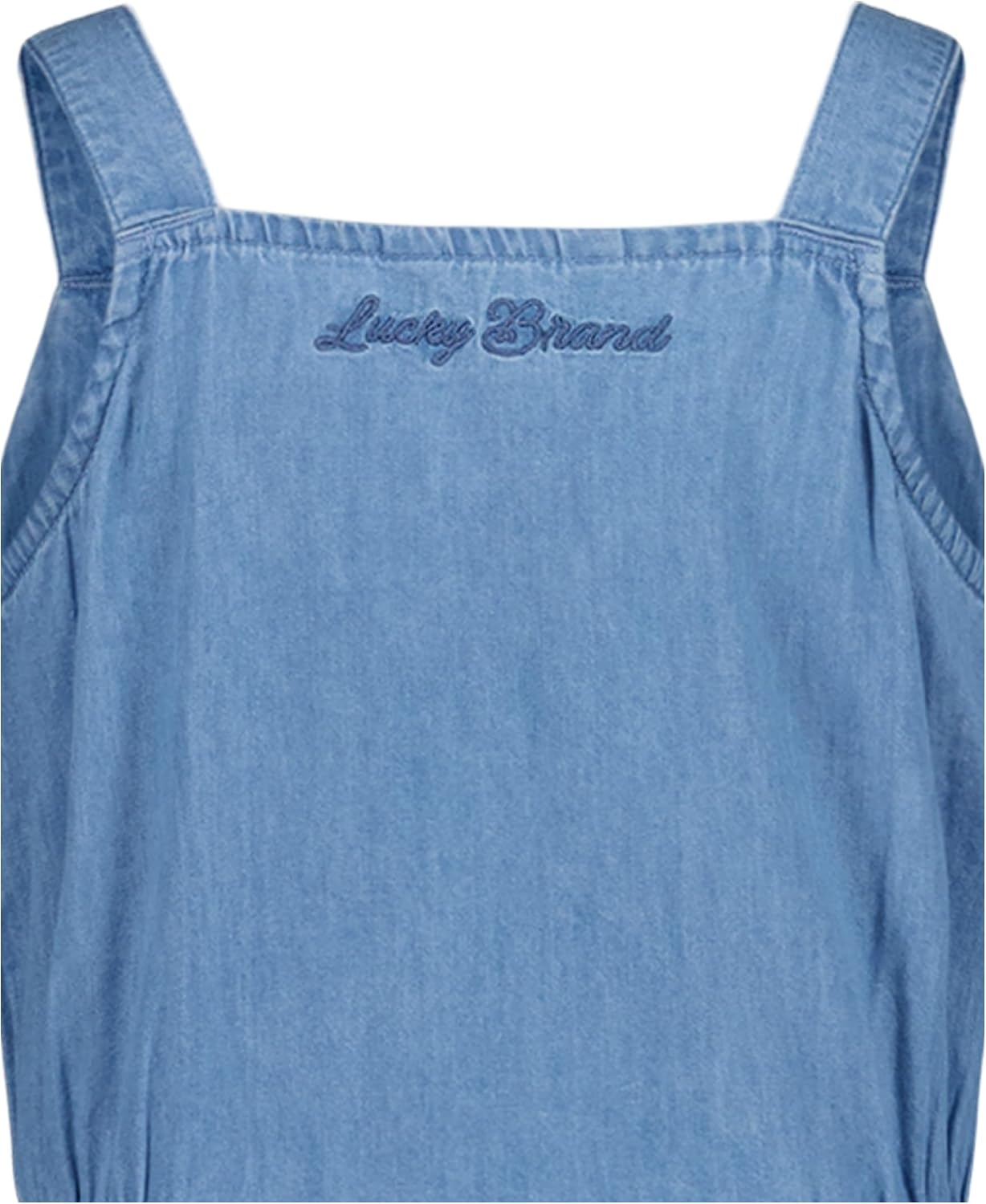 image:imageLucky Brand Girls Sleeveless Light Weight Denim Midi DressRobin Wash