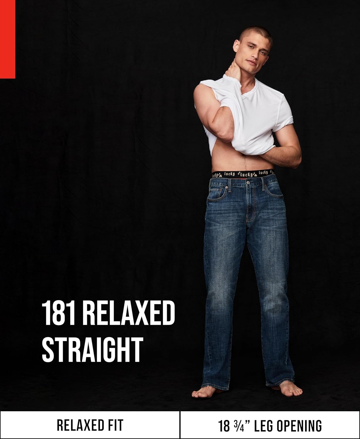 image:imageLucky Brand Mens 181 Relaxed StraightBelmar
