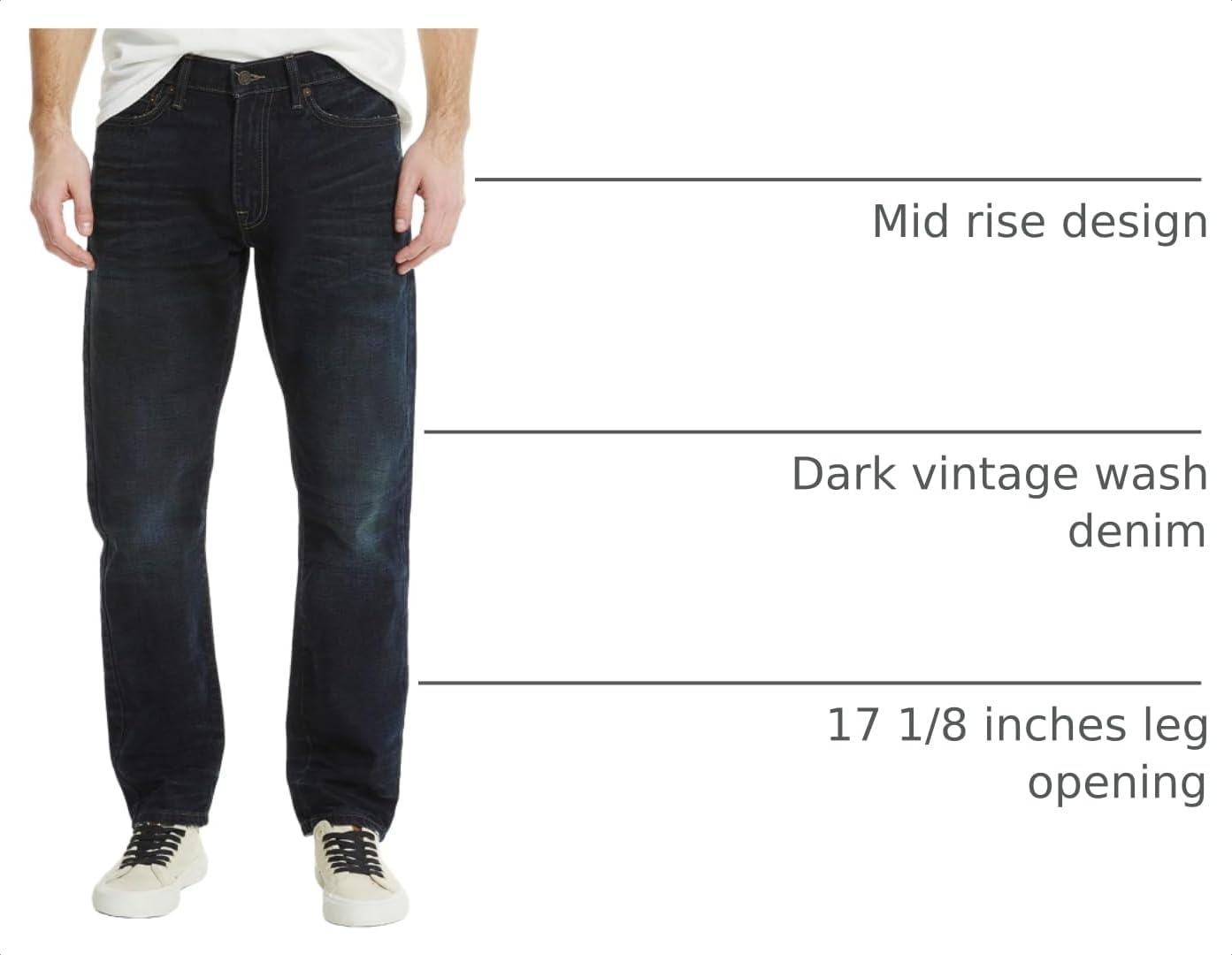 image:imageLucky Brand Mens 363 Vintage Straight JeanCliffside