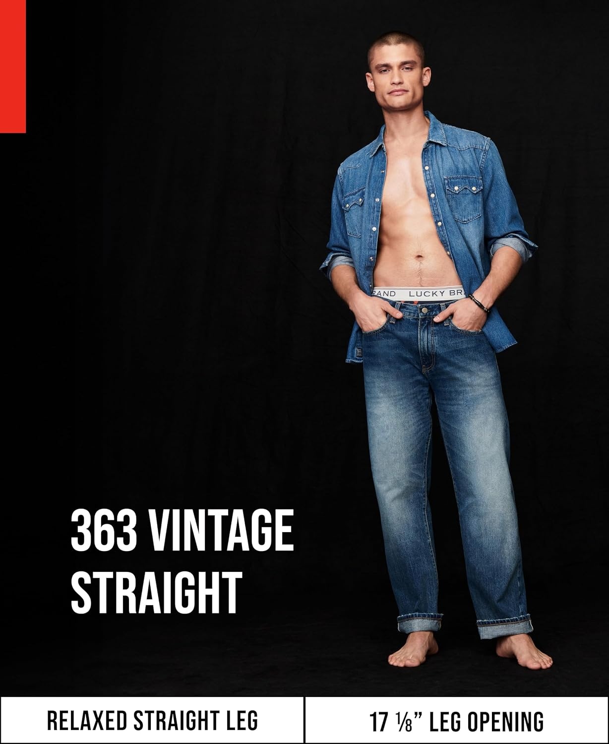 image:imageLucky Brand Mens 363 Vintage Straight JeanHuron