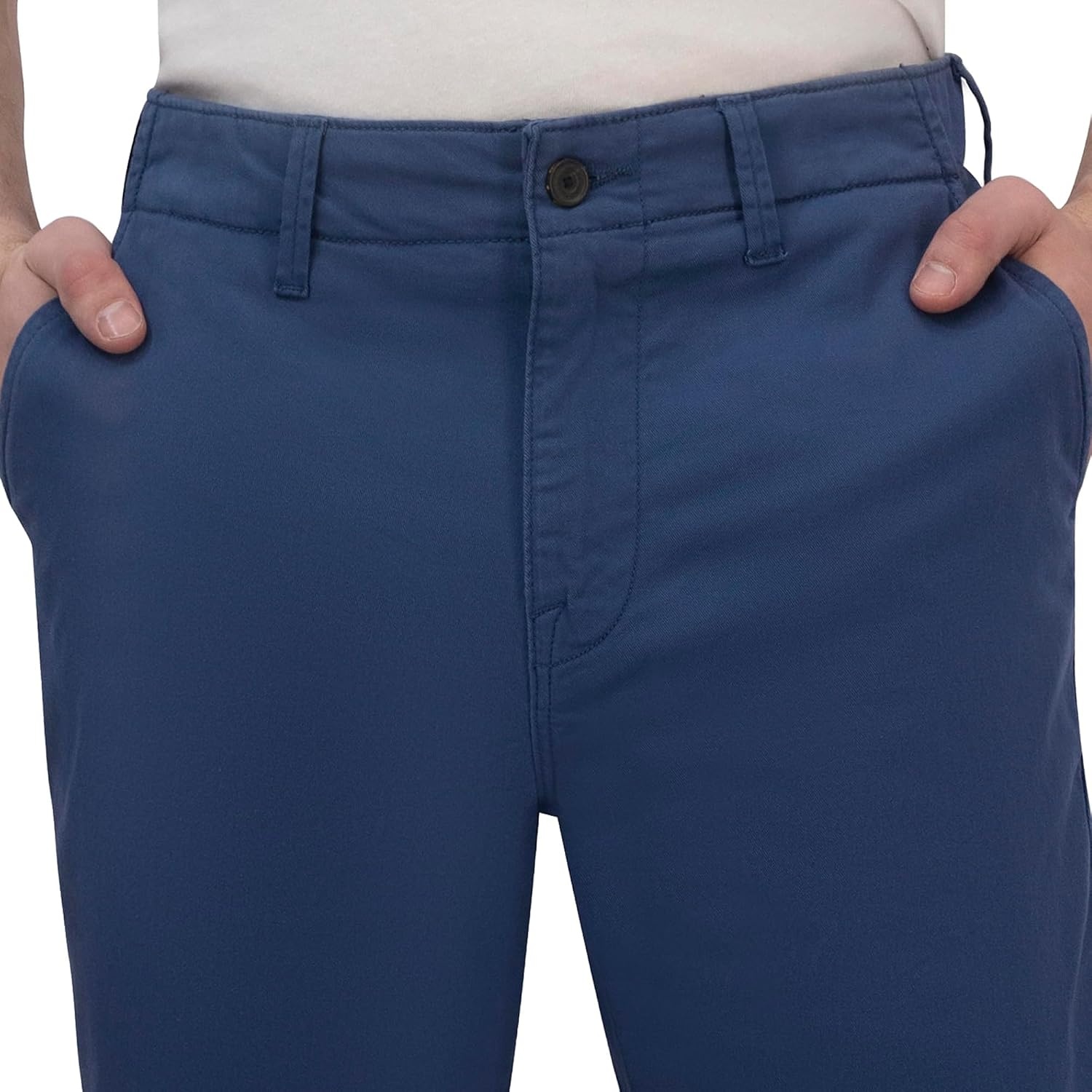 image:imageLucky Brand Mens 9 Stretch Twill Flat Front ShortDark Denim