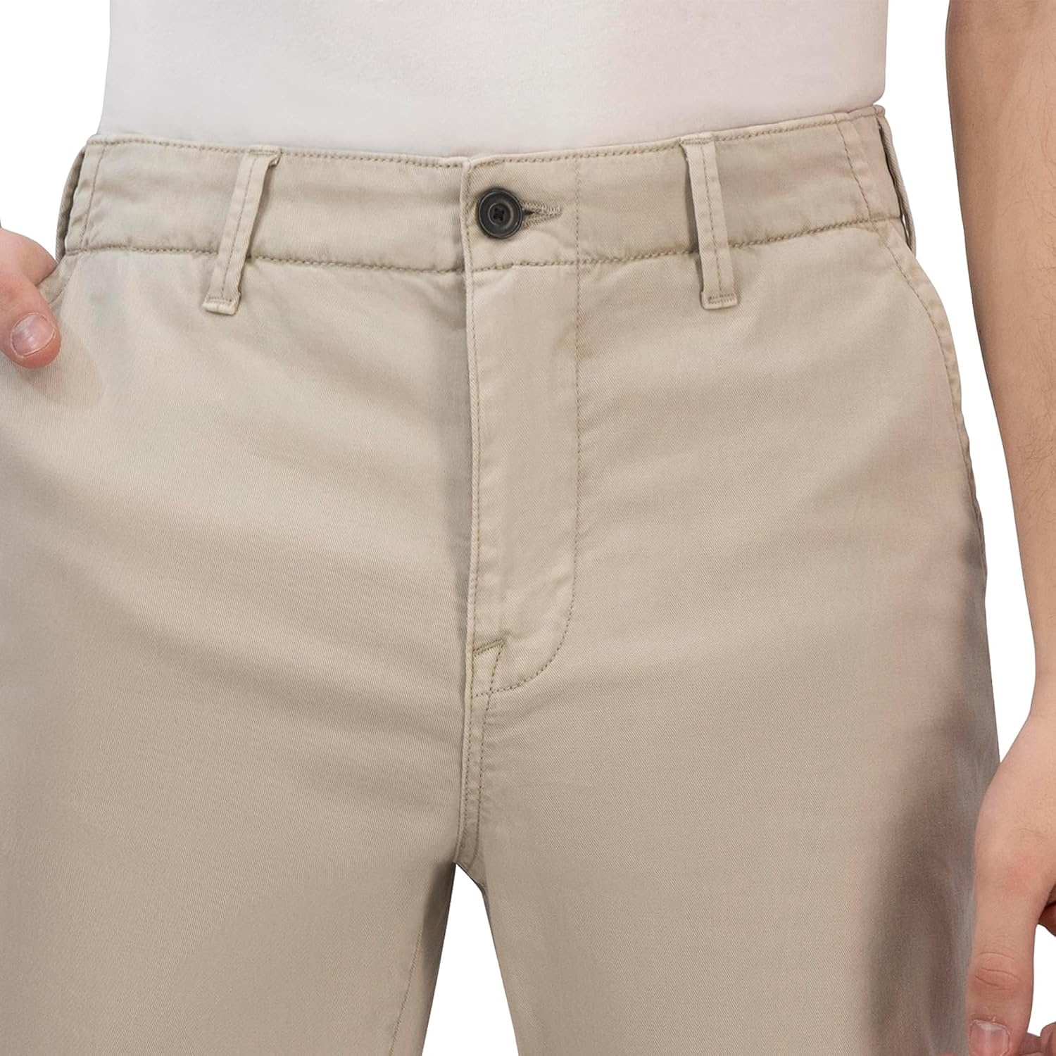 image:imageLucky Brand Mens 9 Stretch Twill Flat Front ShortMoonstruck