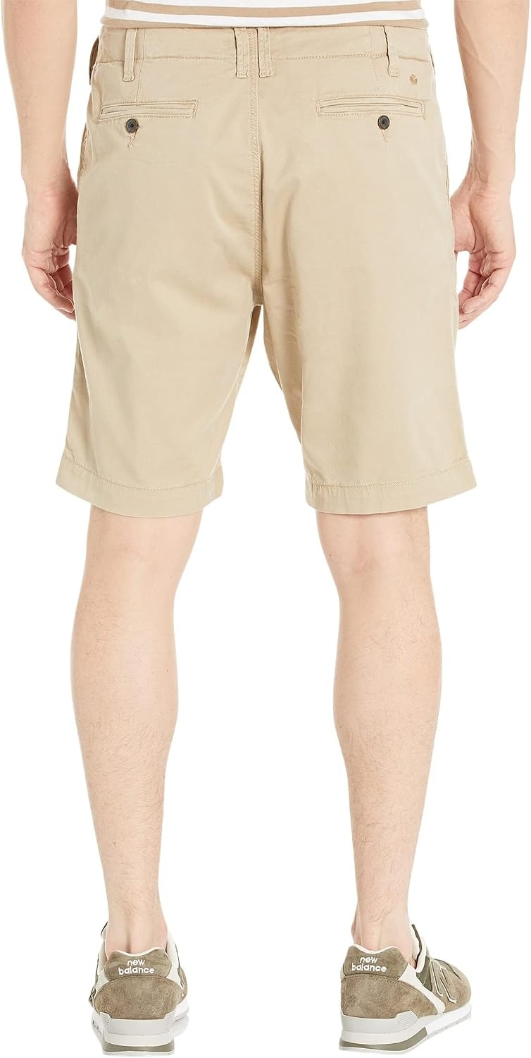 image:imageLucky Brand Mens 9 Stretch Twill Flat Front ShortTwill