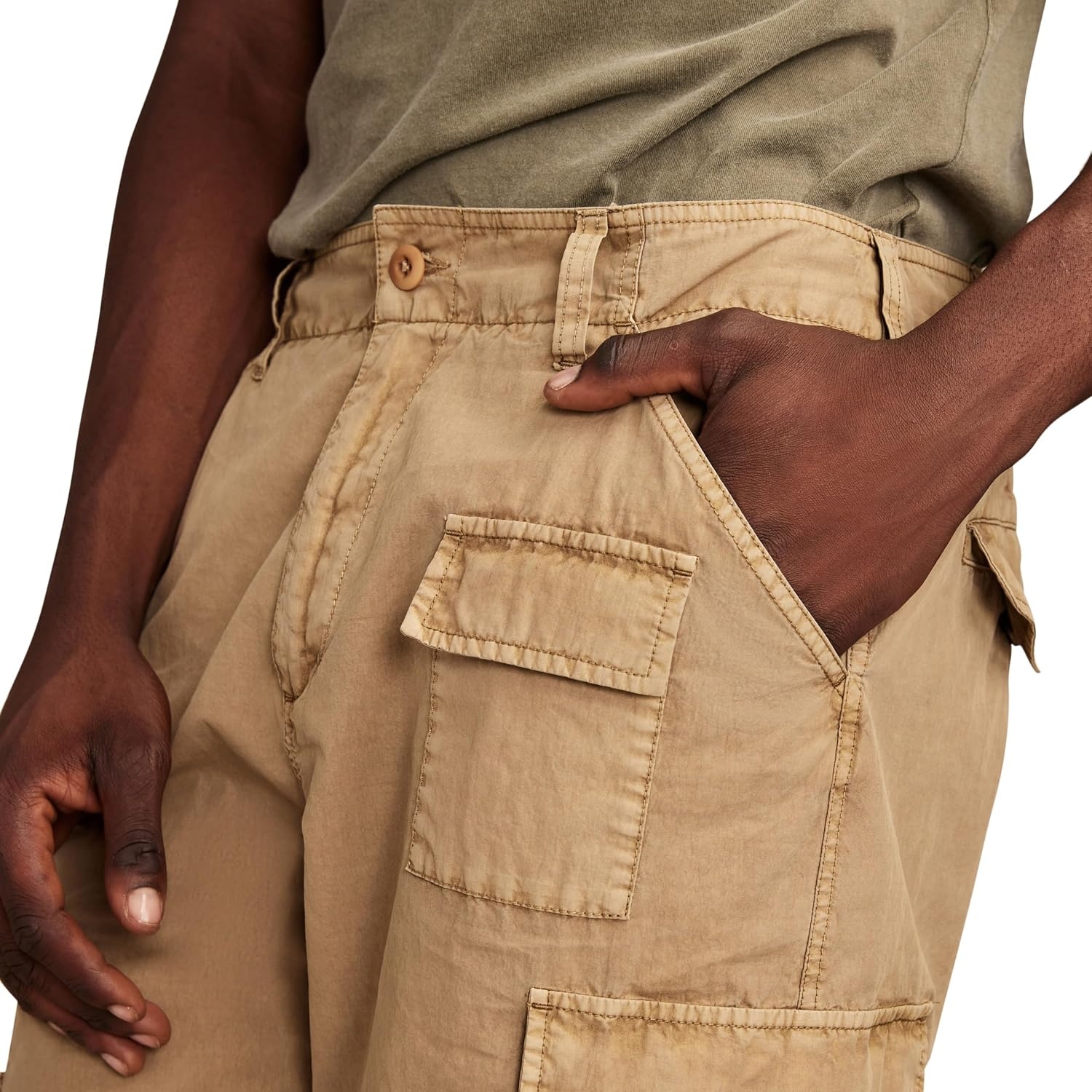 image:imageLucky Brand Mens Army X Lucky Cargo PantAntique Bronze