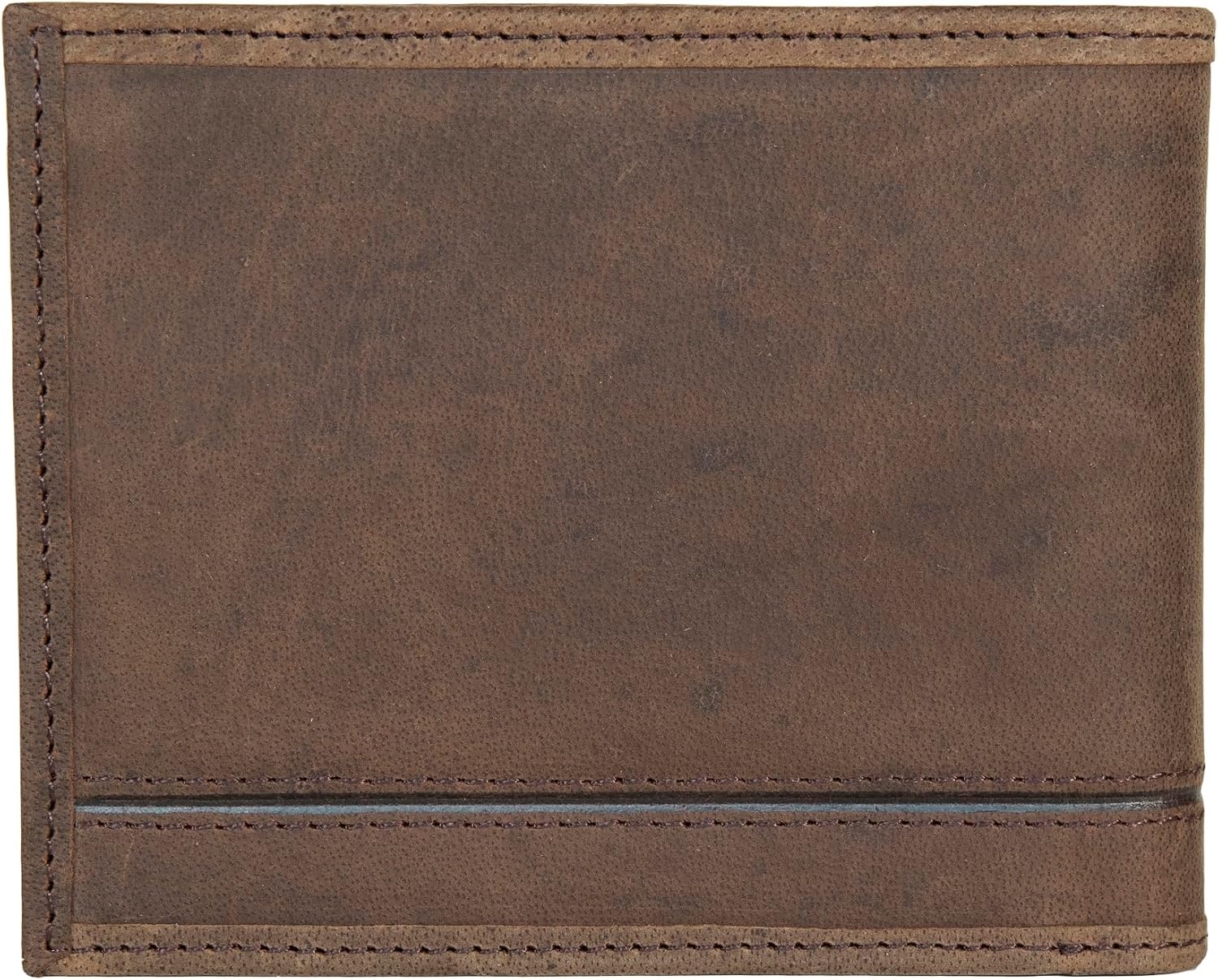 image:imageLucky Brand Mens Bifold and LFold Wallet ID Window Card Slots Genuine Leather Organization StylishGrooved Leather Brown