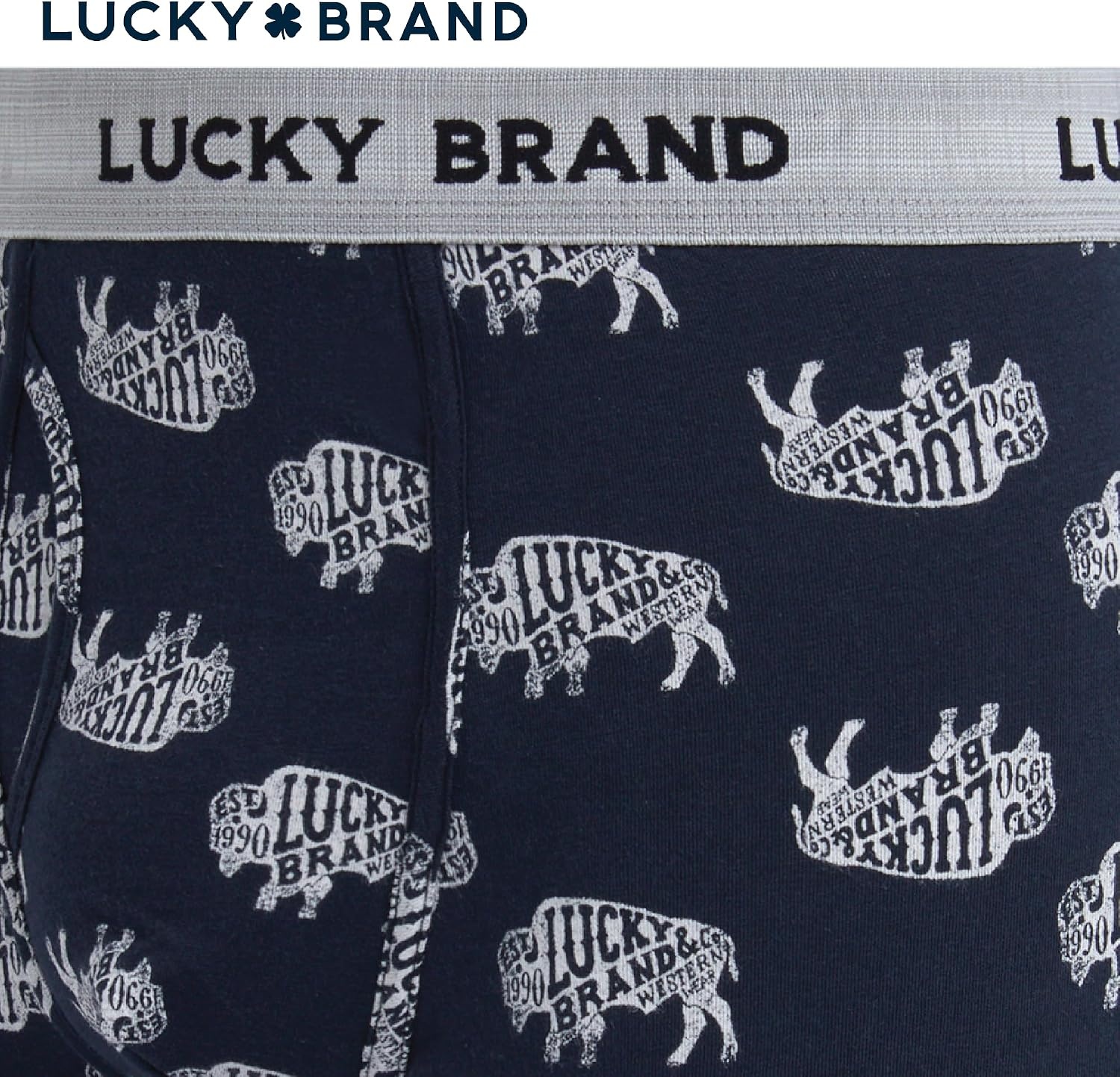 image:imageLucky Brand Mens Boxer Briefs 3 Pack Soft Stretch Casual Mens Underwear with Functional Fly Pouch Boxers S2XL Breathable Fabric Blend Promotes Airflow and Lasting Shape Flexible Fit Adapts to Your Everyday MovementsIndigo HeatherShadow BlackTibetan Red