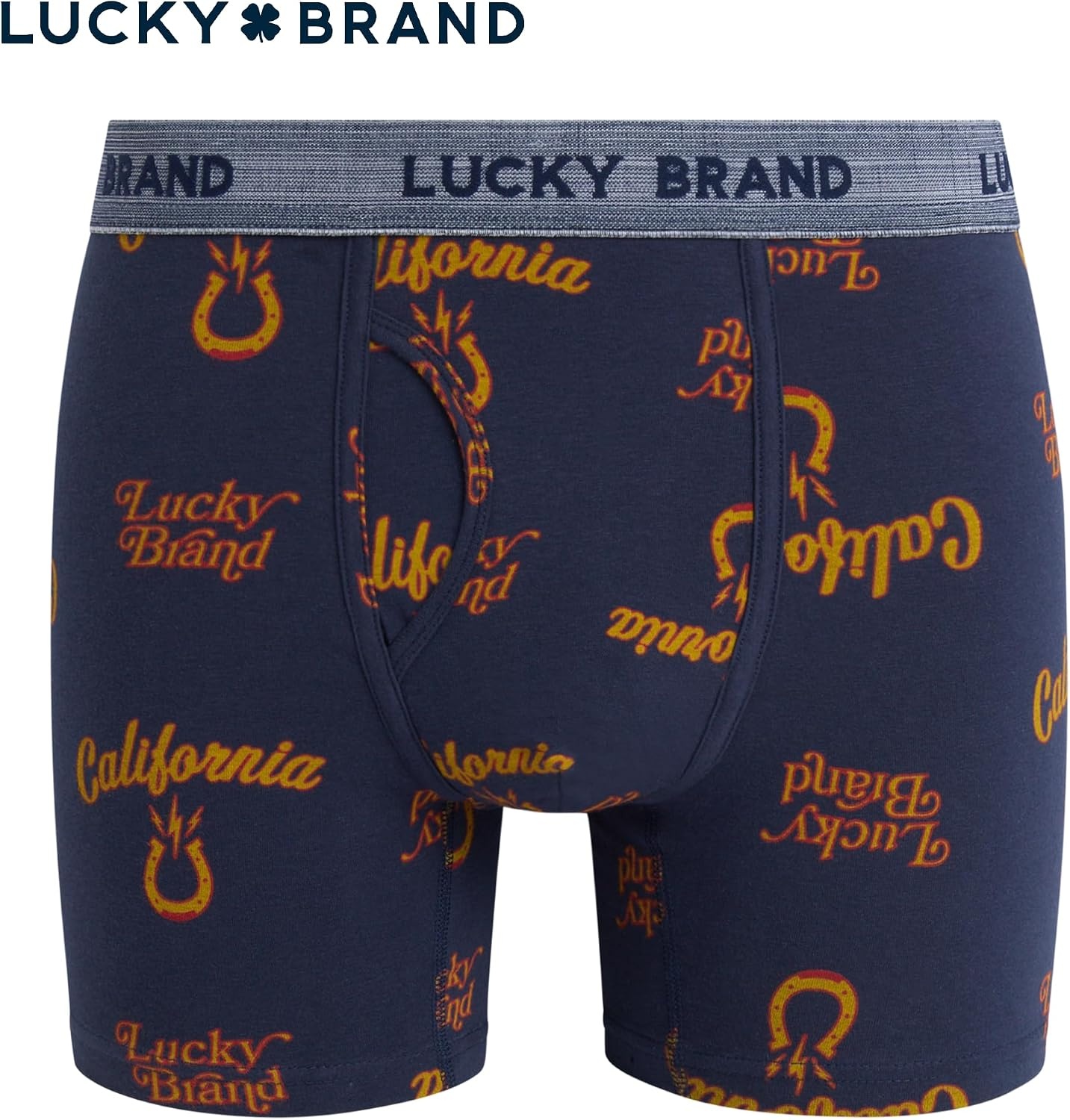 image:imageLucky Brand Mens Boxer Briefs 3 Pack Soft Stretch Casual Mens Underwear with Functional Fly Pouch Boxers S2XL Breathable Fabric Blend Promotes Airflow and Lasting Shape Flexible Fit Adapts to Your Everyday MovementsRed OchreIndigo PrintVintage Indigo