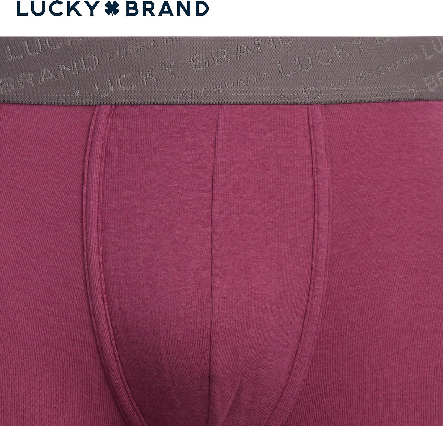 image:imageLucky Brand Mens Boxer Briefs 3 Pack Soft Stretch Cotton Boxer Briefs for Men w Contour Pouch 5 Inseam Mens UnderwearEclipsePurpleLight Blue