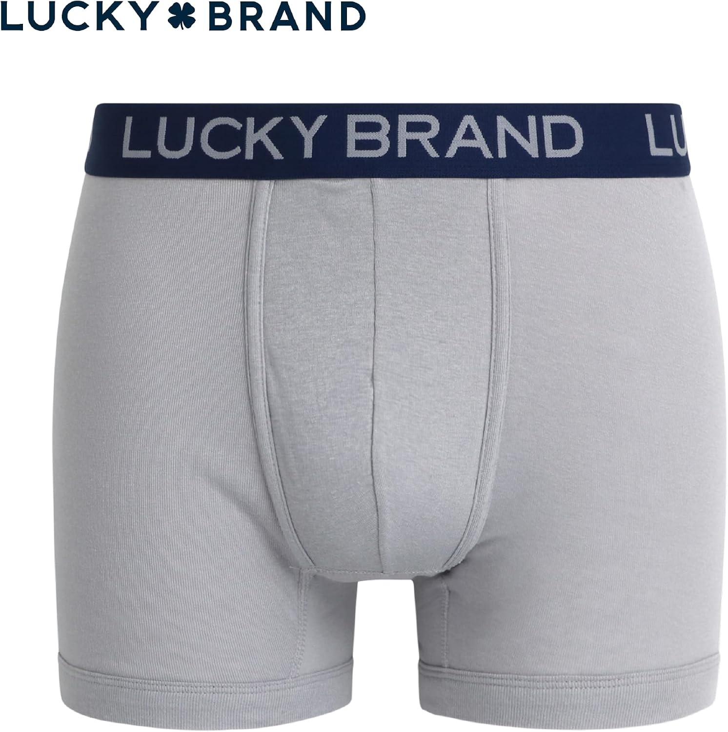 image:imageLucky Brand Mens Boxer Briefs 3 Pack Soft Stretch Cotton Boxer Briefs for Men w Contour Pouch 5 Inseam Mens UnderwearLeafAlloySmoked Pearl