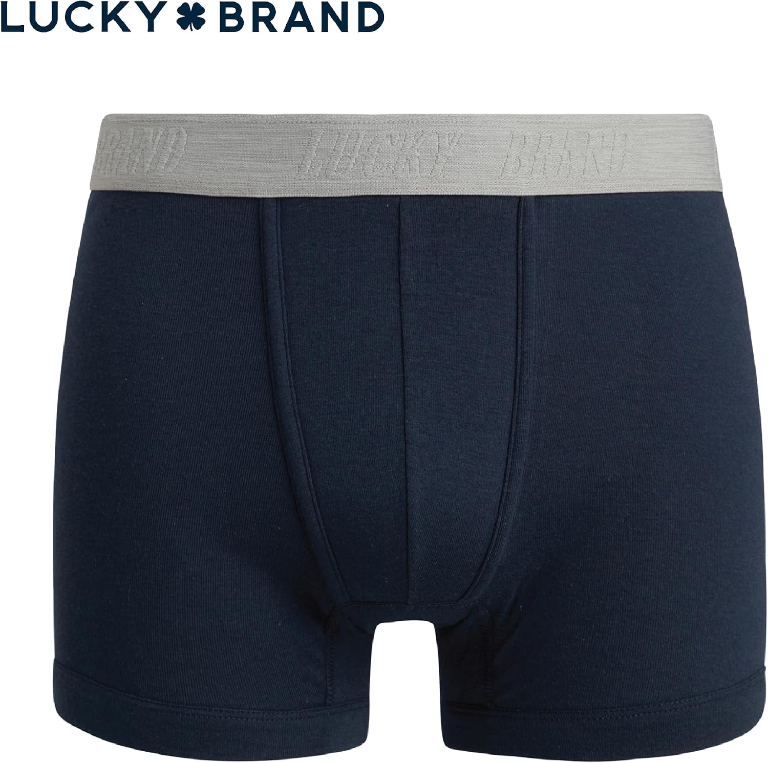 image:imageLucky Brand Mens Boxer Briefs 3 Pack Soft Stretch Cotton Boxer Briefs for Men w Contour Pouch 5 Inseam Mens UnderwearMood Indigo Blue
