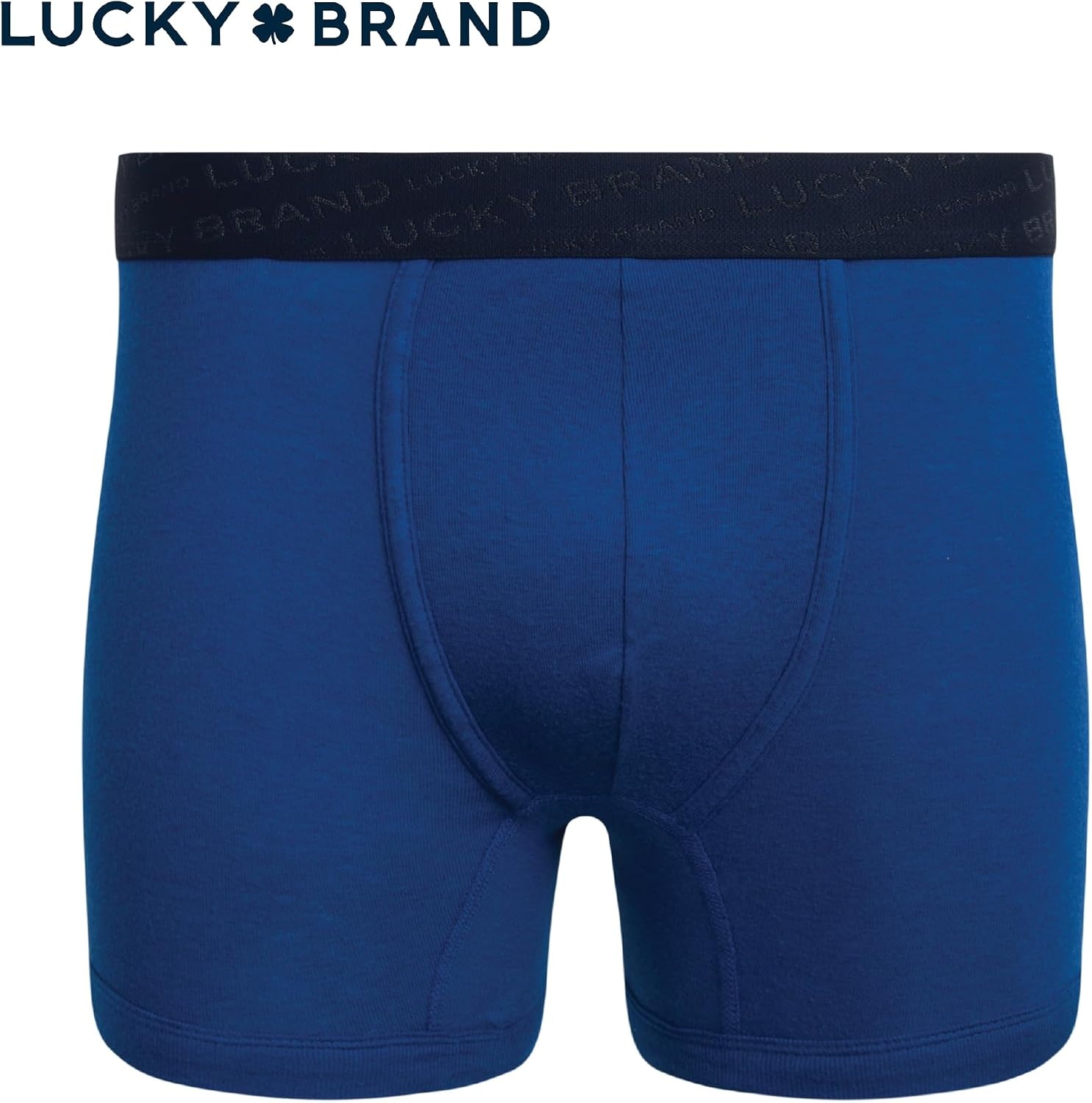 image:imageLucky Brand Mens Boxer Briefs 3 Pack Soft Stretch Cotton Boxer Briefs for Men w Contour Pouch 5 Inseam Mens UnderwearNavyBlueTurquoise