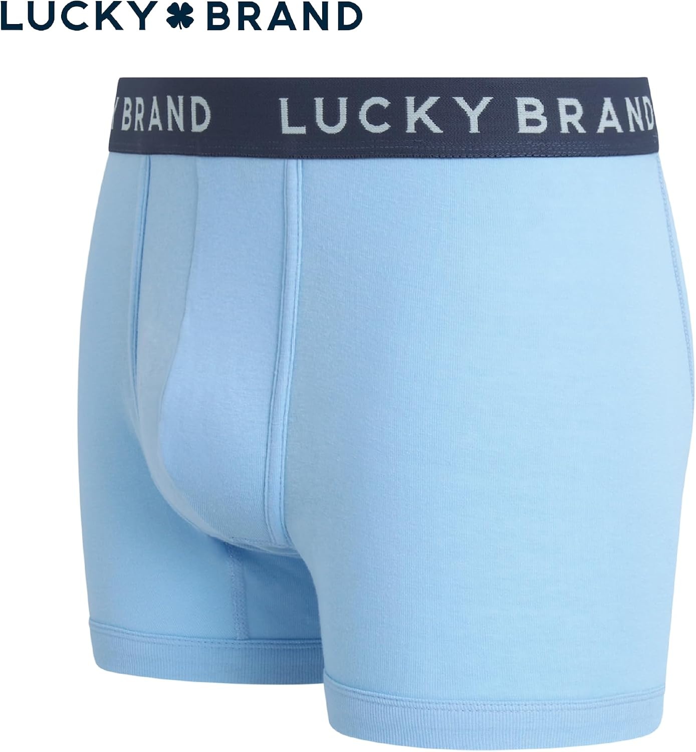 image:imageLucky Brand Mens Boxer Briefs 3 Pack Soft Stretch Cotton Boxer Briefs for Men w Contour Pouch 5 Inseam Mens UnderwearVintage IndigoFaded DenimLight Blue
