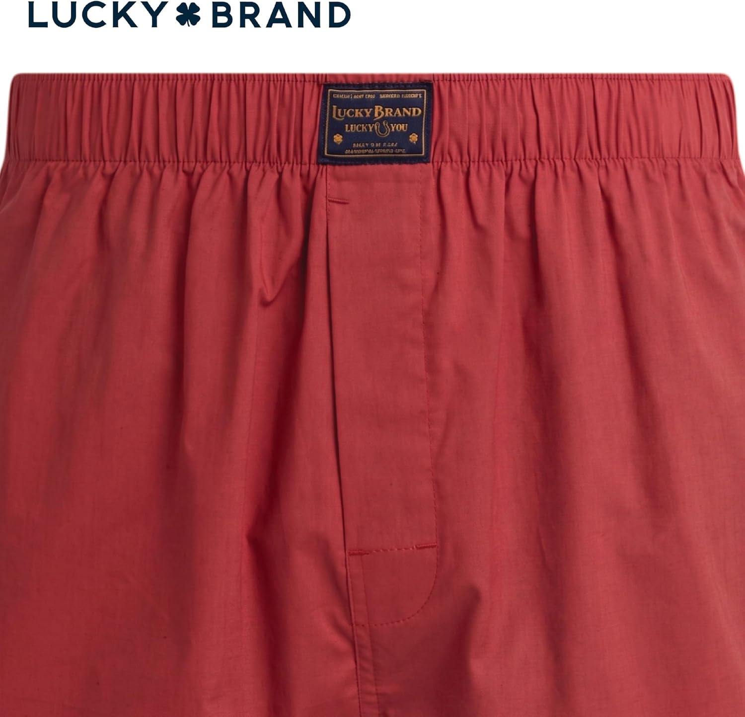 image:imageLucky Brand Mens Boxer Shorts 6 Pack Soft Cotton Relaxed Fit 4 Inseam Mens Underwear Boxers with Functional FlyMarsala RedIndigo PrintPlaid