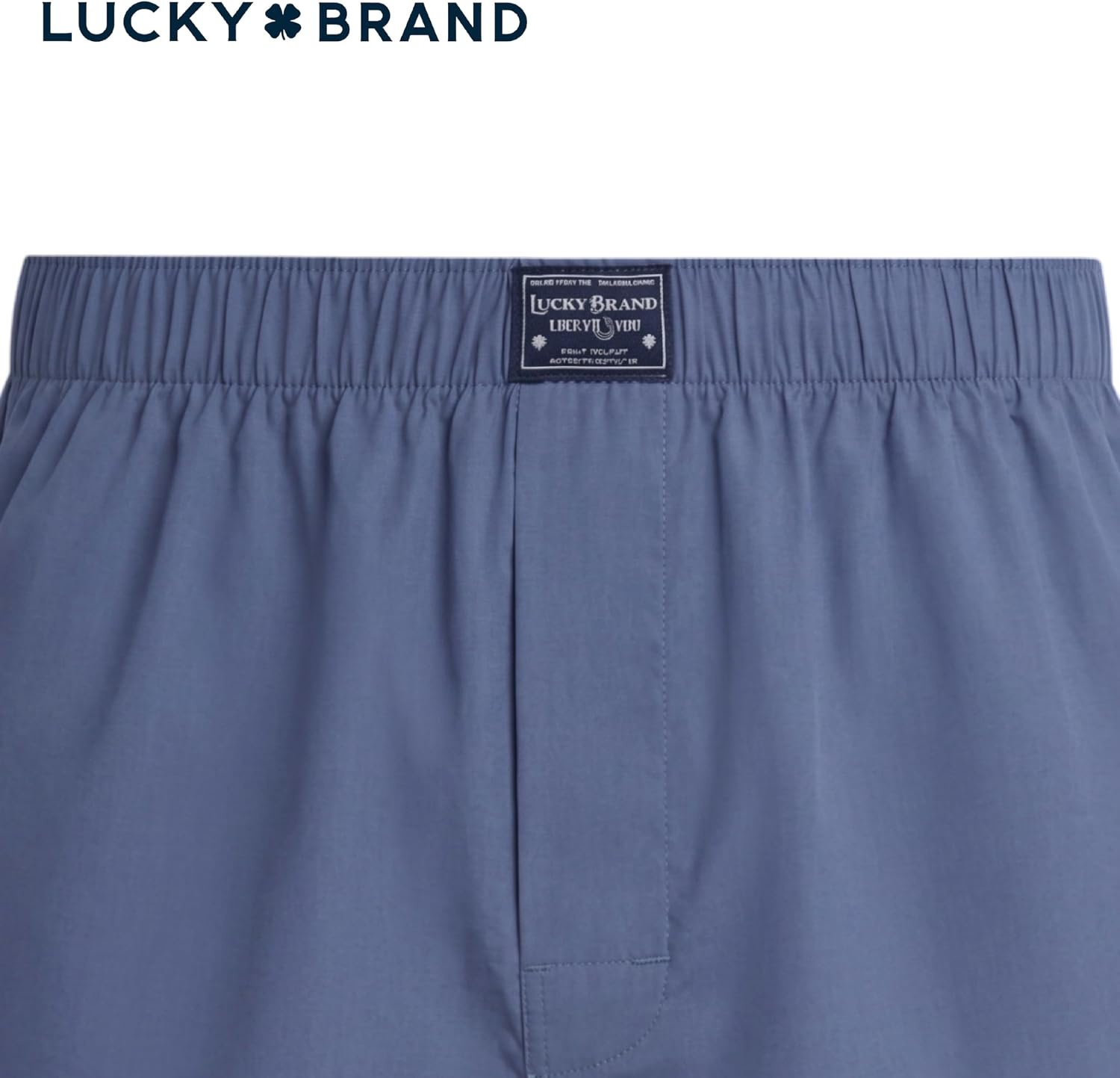 image:imageLucky Brand Mens Boxer Shorts 6 Pack Soft Cotton Relaxed Fit 4 Inseam Mens Underwear Boxers with Functional FlyMood IndigoVintage IndigoVertical Stripes